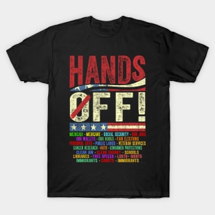 hands off protest T-Shirt